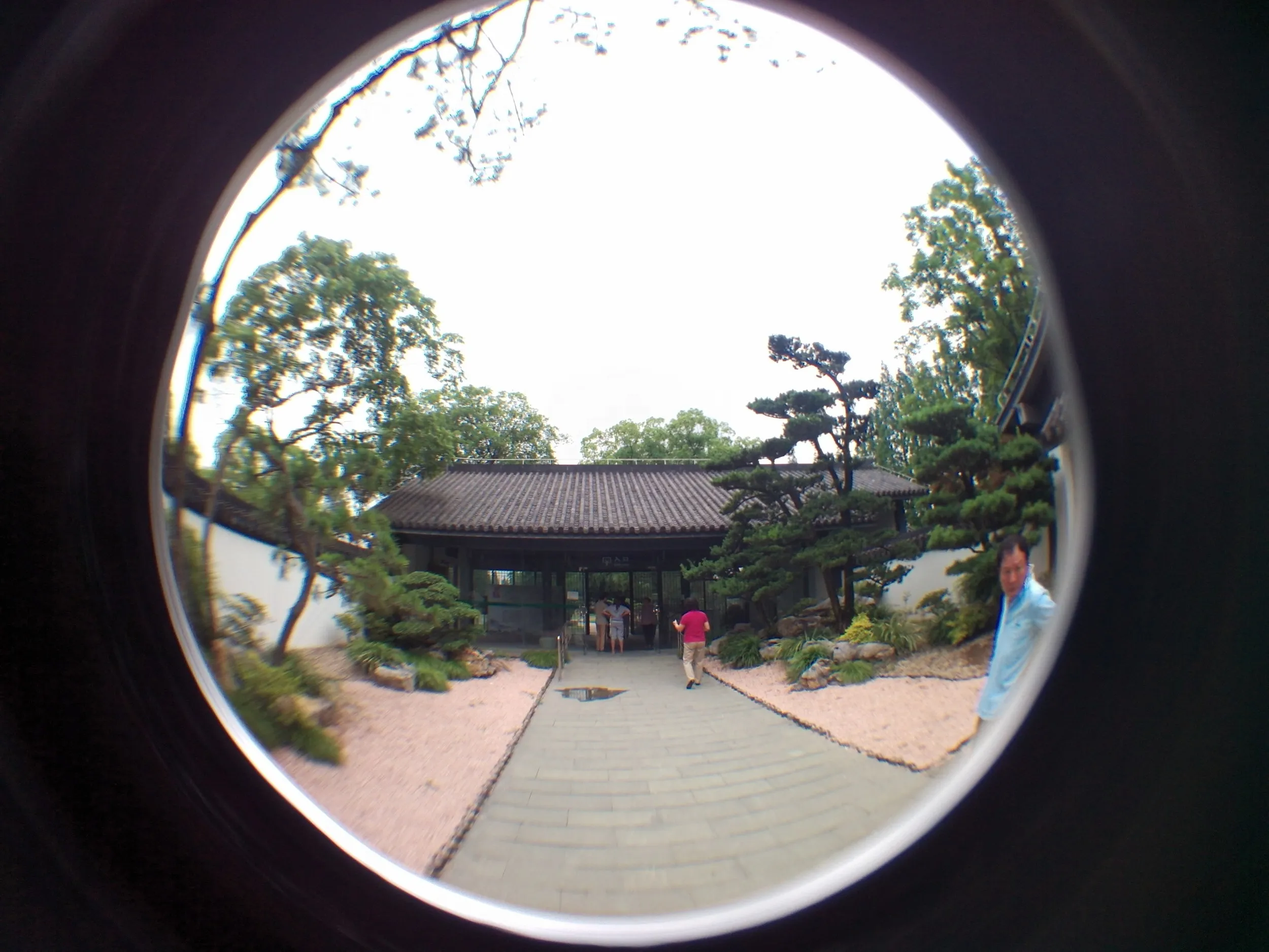 上海植物園観光、盆栽園の入り口