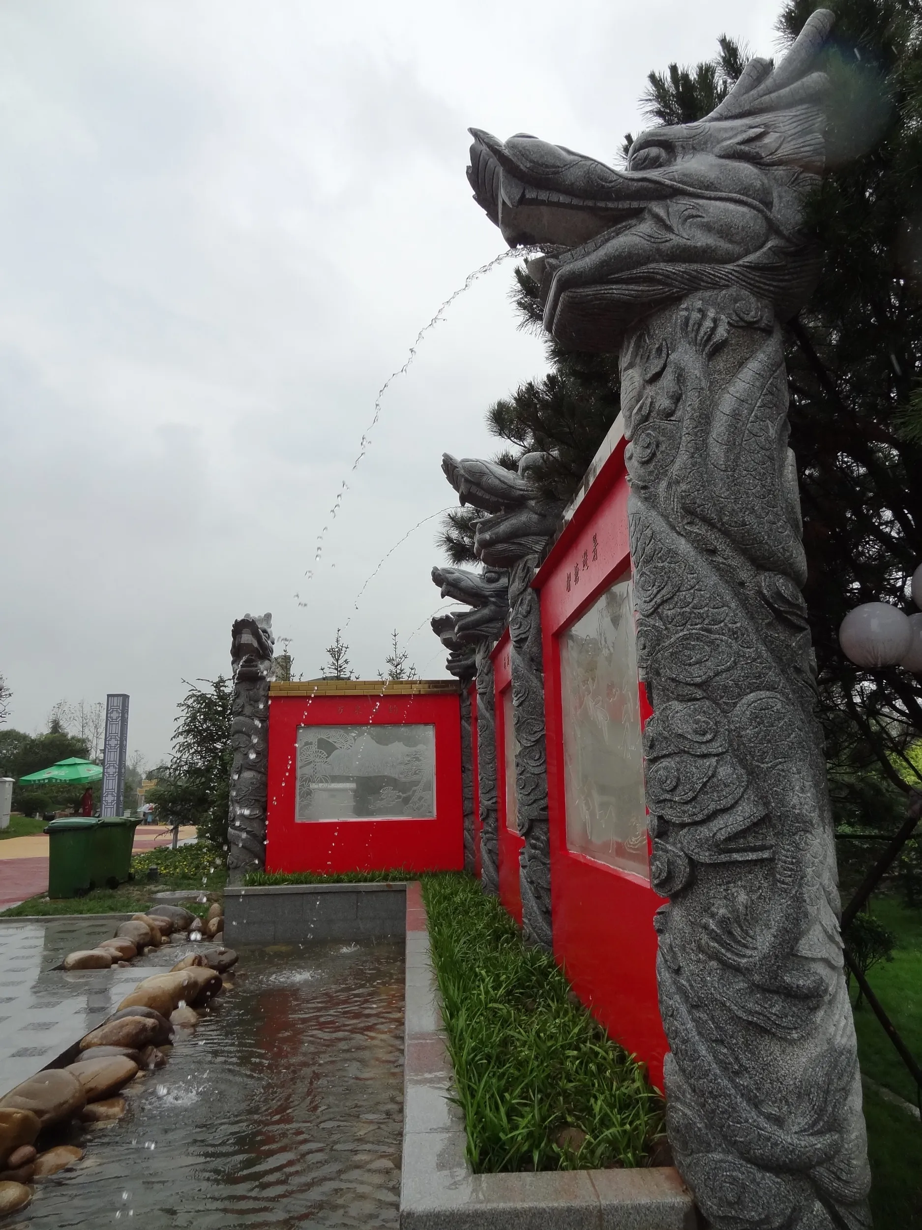 遼寧沈陽園付近の風景