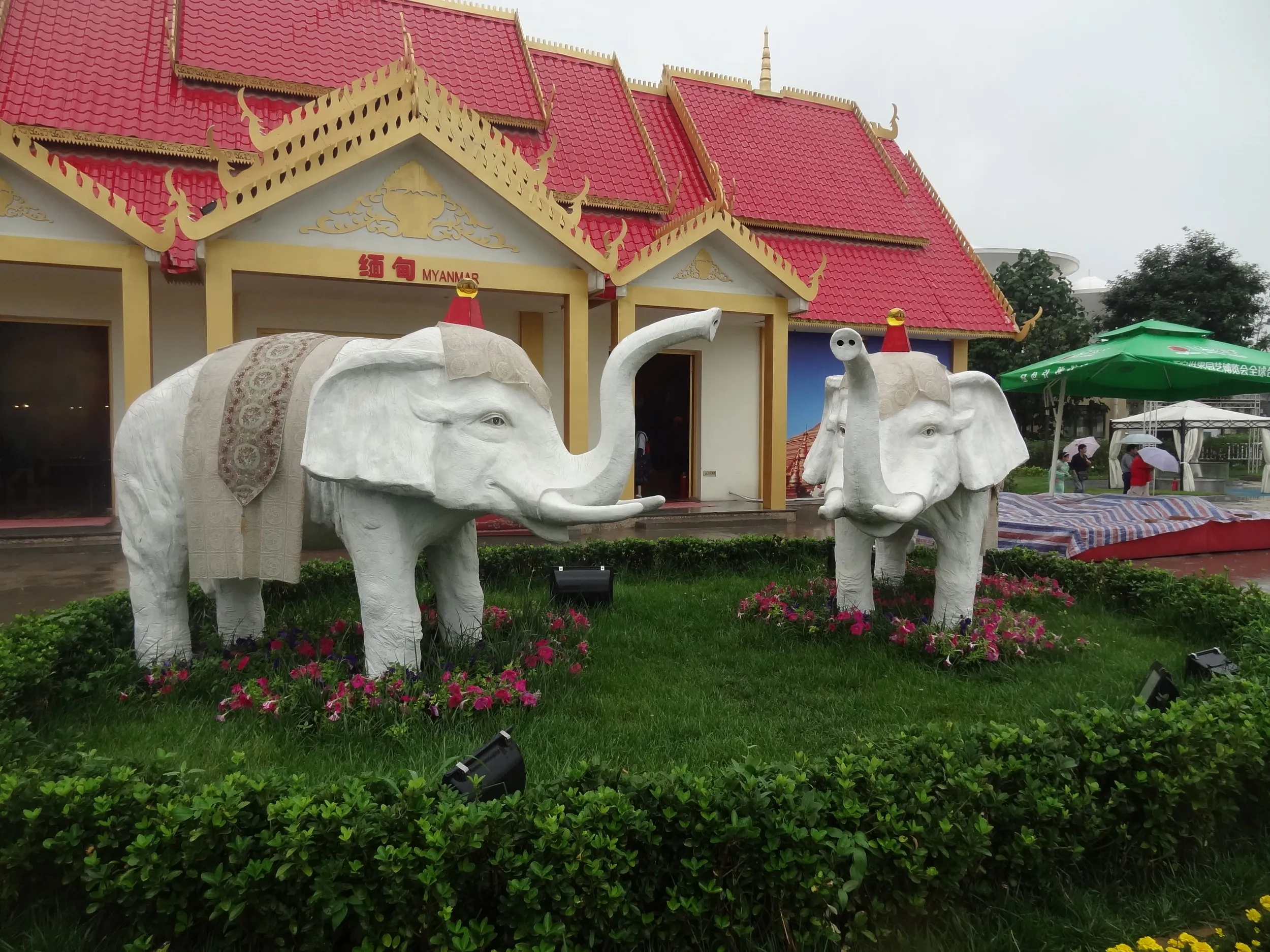 印度園（インド園）の風景