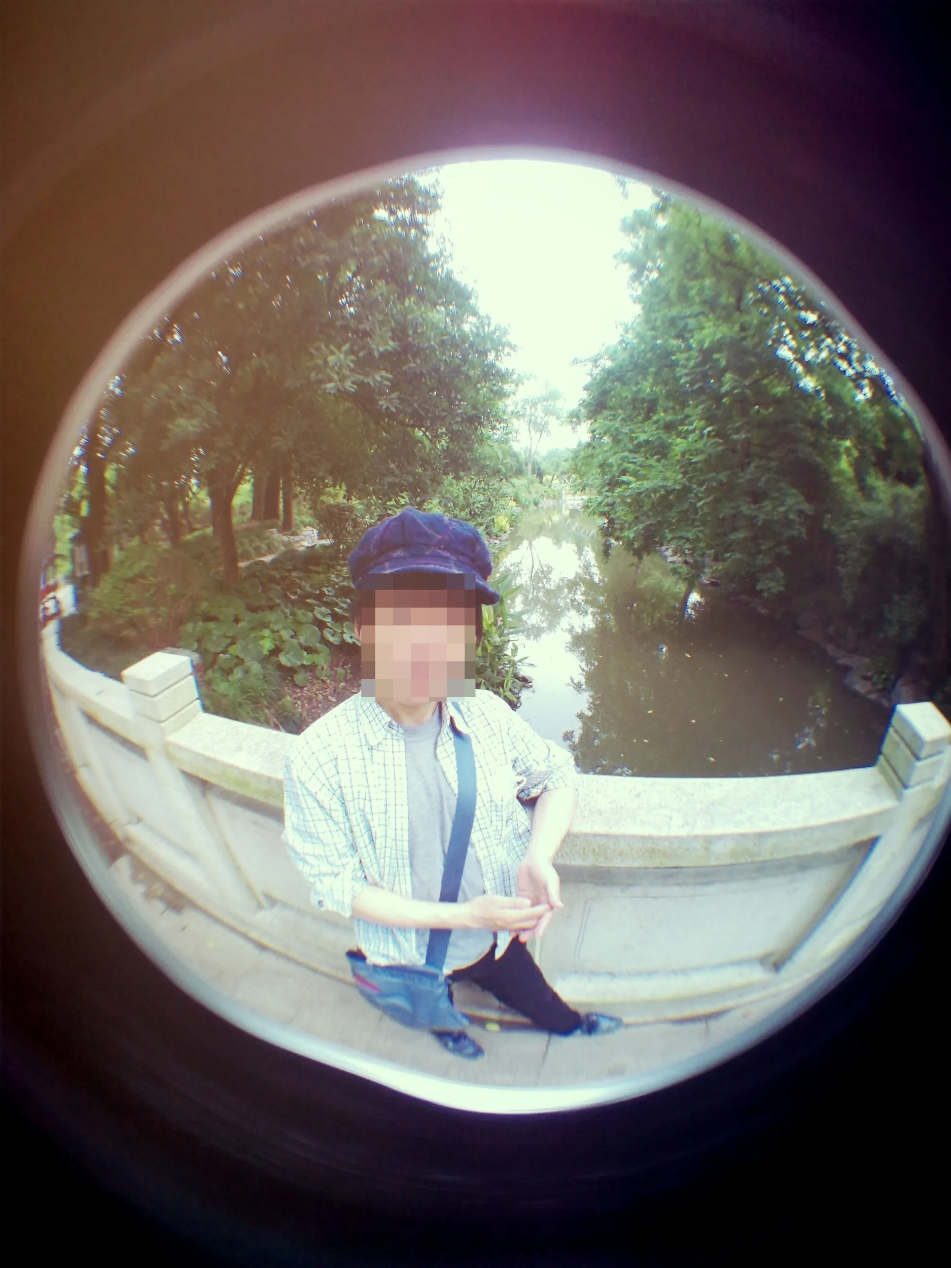 上海植物園観光、記念撮影