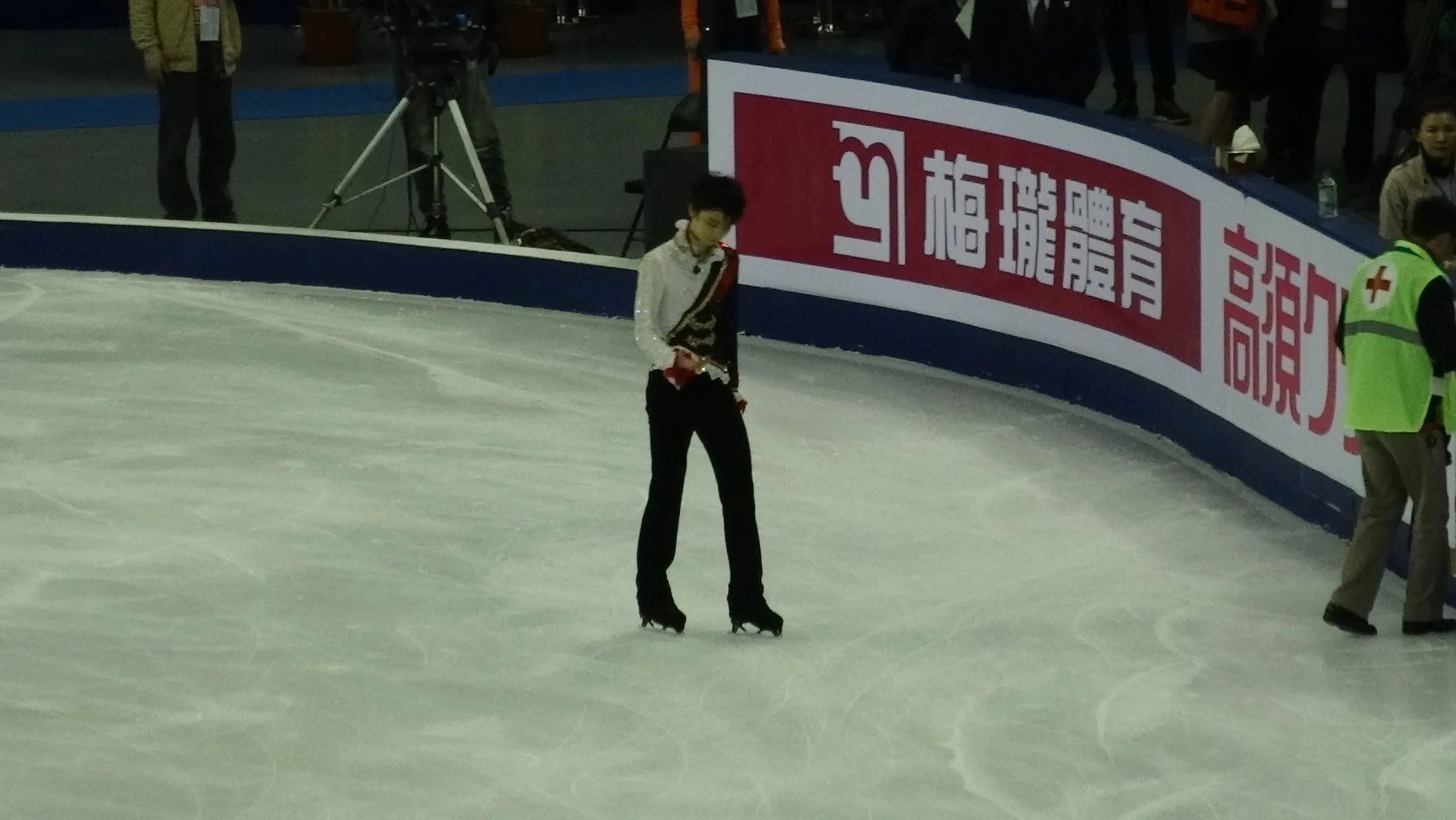 フィギュアスケートグランプリ、中国杯 in 上海＠羽生選手衝突事故