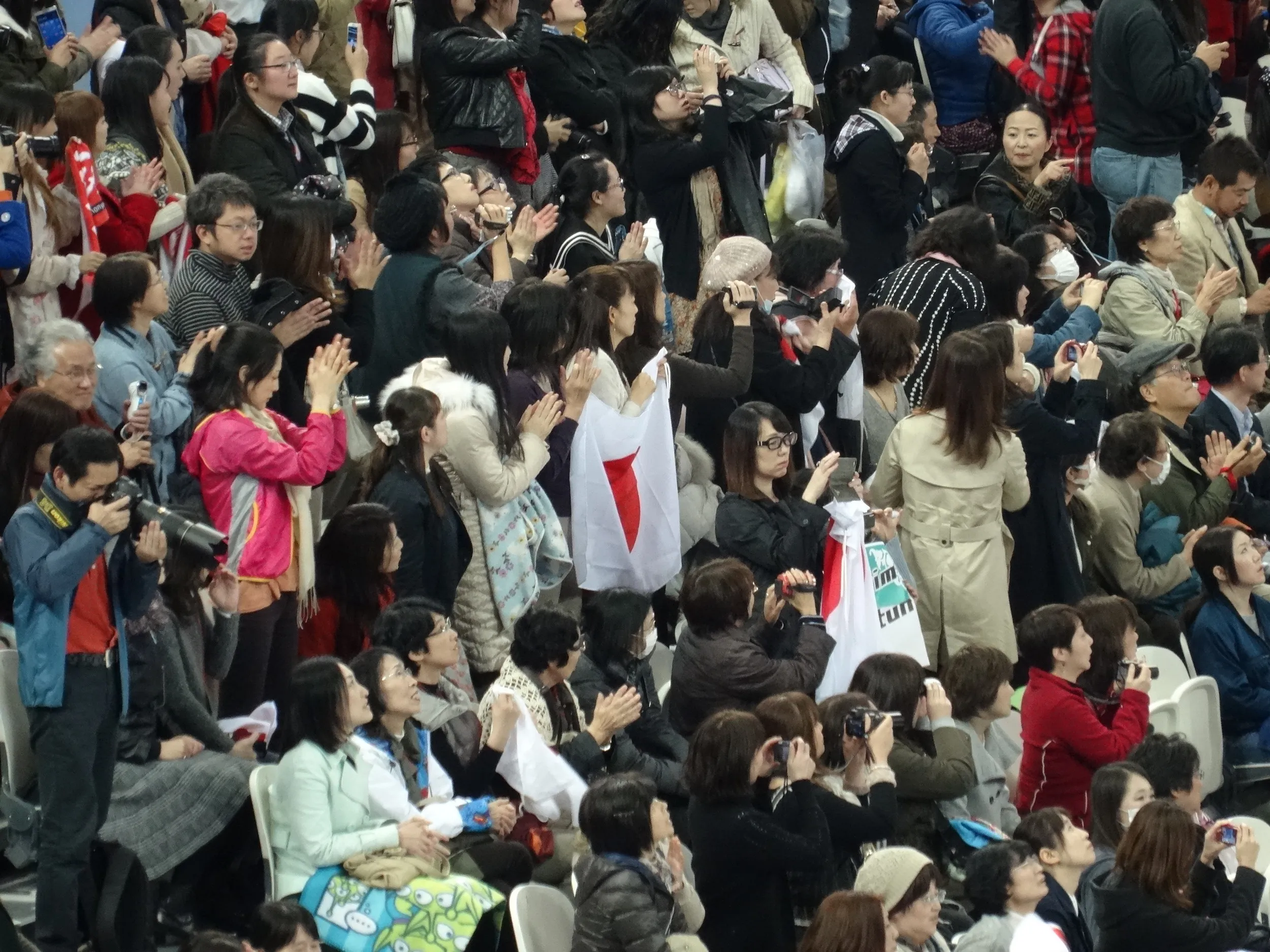 フィギュアスケートグランプリ、中国杯 in 上海＠羽生選手の応援団